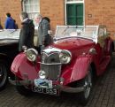 Image description - A 1937 Riley Lynx at Stony Stratford, 2012