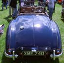Image description - A 1952 Jowett Jupiter, rear view