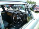 Image description - Walnut and Leather interior of a Riley 4/72