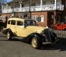 Image description - Front 3 quarter view of a Terraplane (Hudson) at Brooklands