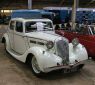 Immaculate white 1938 Triumph Dolomite.
